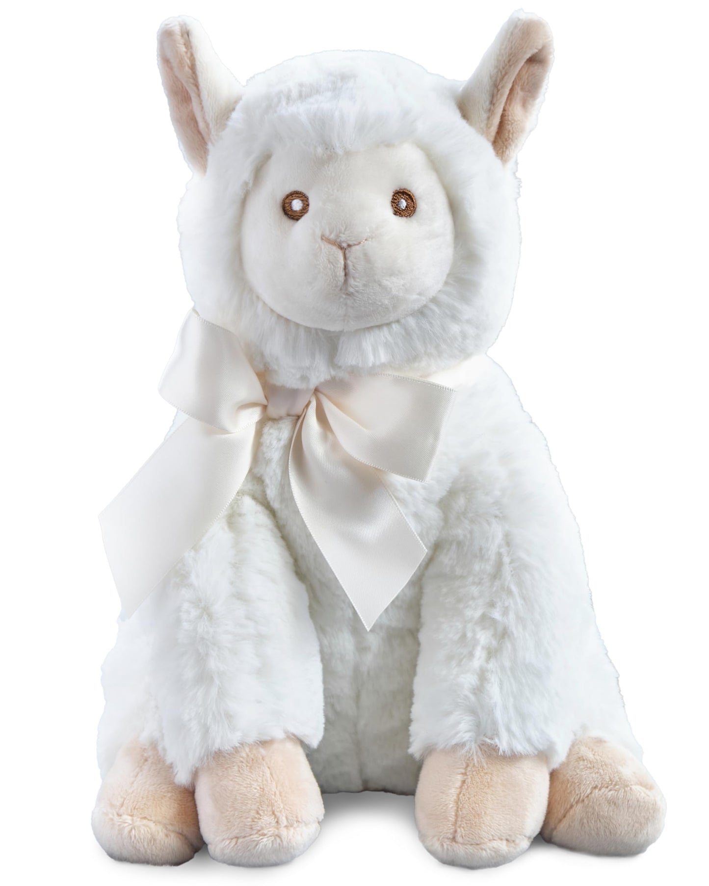 Bearington Baby Alma Plush Llama Stuffed Animal, 12 Inches
