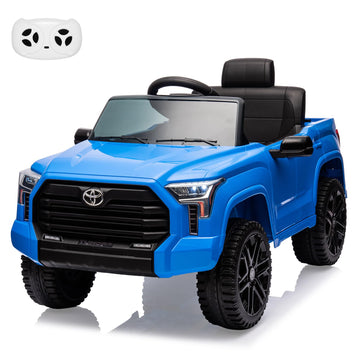 12V Ride on Car for Kids, Licensed Toyota Ride on Truck, Battery Powered Electric Car with Music, LED Lights, Suspension System,