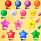 140 Pcs Motivational Stress Balls Quotes Relief Star Shape Anger Management Colorful Hand Excerise Foam Balls for Anxiety Tensio