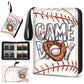 Baseball Card Binder  Trading Card Holder Protectors  4 Pocket Fits 400 Cards with 50 Removable Sleevesves Card Storage Album Folder Case Collector