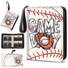 Baseball Card Binder  Trading Card Holder Protectors  4 Pocket Fits 400 Cards with 50 Removable Sleevesves Card Storage Album Folder Case Collector