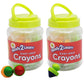 Center Enterprises CE-6911-2 Ready 2 Learn Easy Grip Crayons - Set of 2