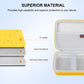 Elonbo Carrying Case for RG40XXV / RG405V Retro Handheld Game Console  Android Retro Handheld Gaming Travel Storage Cover Bag Linux System Games Organizer Holder  Mesh Pocket fits Cables  Yellow
