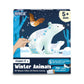 Binca Foam Sticker Mosaic Art Activity, 750+ 3D Glitter Foam Stickers, 5 Winter Animals With Display Arch, Diy MessFree Activit