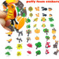 IFKEGON 500PCS Foam Fall Stickers,Self-Adhesive Autumn Theme Puffy Leaf for Kids, Party Materials DIY Crafts Decorations (500, F