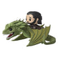 Funko Pop! Rides TV: Game of Thrones - Jon Snow with Rhaegal, Multicolor