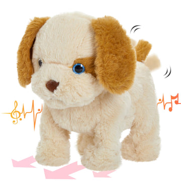 Cozyworld Walking Electronic Dog Plush Singing Interactive Puppy Stuffed Animals Animated Funny Toys Tail Wagging, Gifts For Boys Girls