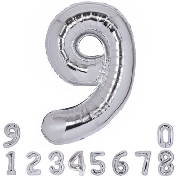 40 Inch Number 19 Balloon Silver Jumbo Giant Big Large Number 19 Foil Mylar Silver Balloons 91Th Birthday Party Anniversary Deco