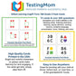 Testingmom.Com Cogat Test Prep Flash Cards - Grade 3 (Level 9) - 72 Cards - 200+ Practice Questions - Tips For Higher Scores On The 3Rd Grade Cogat Gifted And Talented Test - Verbal & Non-Verbal