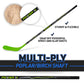 Franklin Sports Street Hockey Sticks - Power X Junior Street Hockey Stick - Wood and Fiberglass Shaft - ABS cutting edge - One Piece Stick - 58 Left Handed