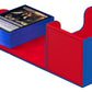 Ultimate Guard Sidewinder Synergy 100+, Deck Box For 100 Double-Sleeved Tcg Cards, Blue/Red, Magnetic Closure & Microfiber Inner Lining