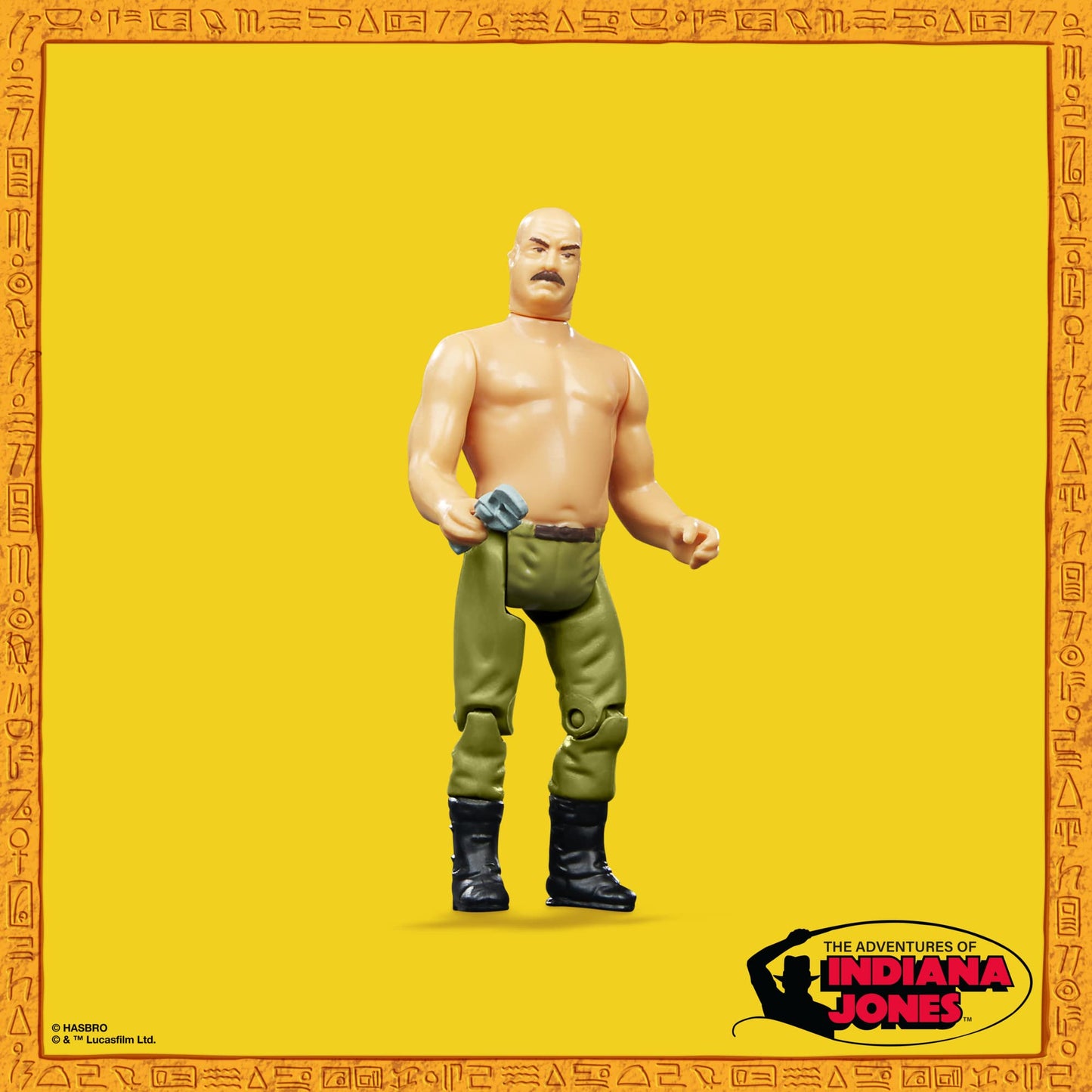Indiana Jones And The Raiders Of The Lost Ark Retro Collection German Mechanic Action Figure, 3.75-Inch, Toys For Kids Ages 4 And Up