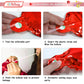 Red Happy Birthday Balloons Banner, 3D Mylar Foil Letter Birthday Balloons With 6Pcs Star Balloons, Birthday Party Decorations F