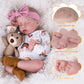 Aori Lifelike Reborn Baby Dolls Real Life Realistic Baby Dolls 20 '' Sleeping Newborn Baby Girl With Rainbow Doll Clothes For Gi