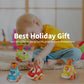 ALASOU Animal Car Baby Toys for 1-2 Year Old Boys, Multi-color, ABS Material, Perfect First Birthday Gift for Toddlers