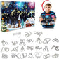 Patpat 24Pcs Brain Teaser Puzzle Game Toys Advent Calendar For Kids & Adults, Christmas Blind Box Surprise Gift Metal Puzzle Set