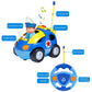 Liberty Imports My First Cartoon RC Remote Control Cars for Toddlers Ages 1-3, Radio Control Toy for Baby, Kids 18 Months+ (Poli