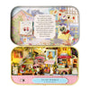 Kisoy Dollhouse Miniature with Furniture Kit  Handmade DIY House Model for Teens mature-themed Gift (Lucky Market)