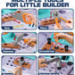 Lehoo Castle Kids Tool Bench, 32.5" Tall, Orange, Plastic, Model TT-006, Toddler Tool Set with Electric Drill, Pretend Play Toys for Ages 3-5