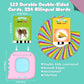 Pocket Speech Therapy Toys For 1 2 3 4 5 Years, Bilingual Spanish English 224 Sight Words Toddler Flash Cards Preschool Learning