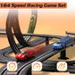 Slot Car Race Track Set, Battery Or Electric Race Car Toys For 3 4 5 6+ Year Old Boys Gifts, 4Pcs Slot Cars & 23 Ft Dual Racing