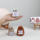 Dicha Positive Potato- Cute And Funny Emotional Support Gift For Friends Party Decoration Encouragement-Handmade Crochet Animals With Card Spreading Joy-Beige