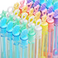30 Pack Mini Bubble Wands(6 Style, 6 Colors), Bulk Bubble Party Favors, Goody Bags for Kid, Great Summer Outdoor Indoor Toys Gif