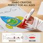Jar Melo Jumbo Twistable Crayons For Toddlers, 24 Colors Ultra-Silky Washable Crayons With 108 Free Pdf Coloring Pages, Unbreakable And Easy To Hold, Safe Art Supplies For Kids Ages 1-2 2-4 4-8