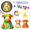 Paint Your Own Cow Lamp Kit, Arts and Crafts for Kids Ages 8-12, Art Supplies for Kids Ages 9-12, DIY Cow Night Light, Painting 