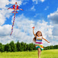 Xida Airplane Kite For Adults, Easy To Fly Fighter Kites For Kids Ages 4-8, Beginner Kite For Boys And Girls, Kite Handle And Li