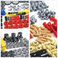 Ttlyhek 1533 Pcs Technical Parts Building Block Accessories Vehicles Gears Cross Axles Wheels Connector Pieces Set Chain Link Pi