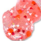 Sweetheart Popping Boba Handmade Scented Clear Slime 4Oz - Hoshimi Slimes