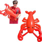 Large 20'' Red Blow-Up Inflatable Lobster Pool Toy Luau Nautical Clam Bake Beach Hawaii Key West Theme Party Decoration (2 Pack)