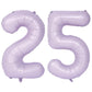 40 In Matte Purple Number Balloons Helium Foil Mylar Balloon Birthday Party Banquet Decoration Digital 25