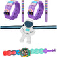 Brown Leaf Pack Of 4 Kids Rakhi Set With PixelStyle Wristband For Little Brother Sister For Rakshabandhan (Design 1)