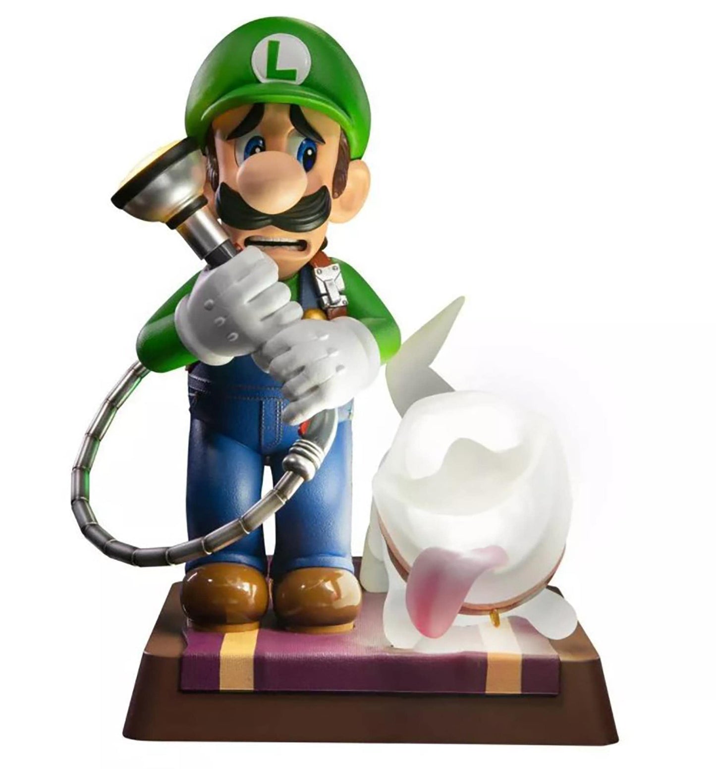 Nintendo Luigi's Mansion 3 PVC Statue - 9-Inch Luigi & Polterpup, Green, Model 3006-408, Collector Edition