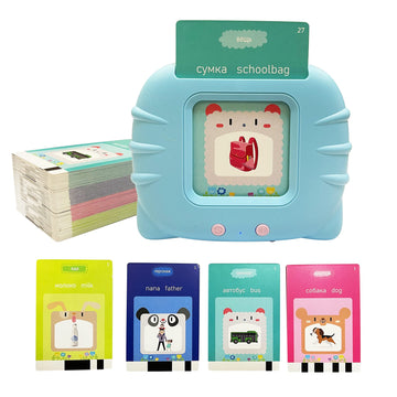Russian English Taking Flash Cards 112 Pcs, Teach & Learn Basic Russian Alphabet Words For Children, Bilingual Early Learning &