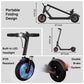 XUG Electric Scooter for Adults with Dual Suspension System - 10 Solid Tires, 500W Brushless Motor, 11-22 Mph, 23 Miles Long Ran