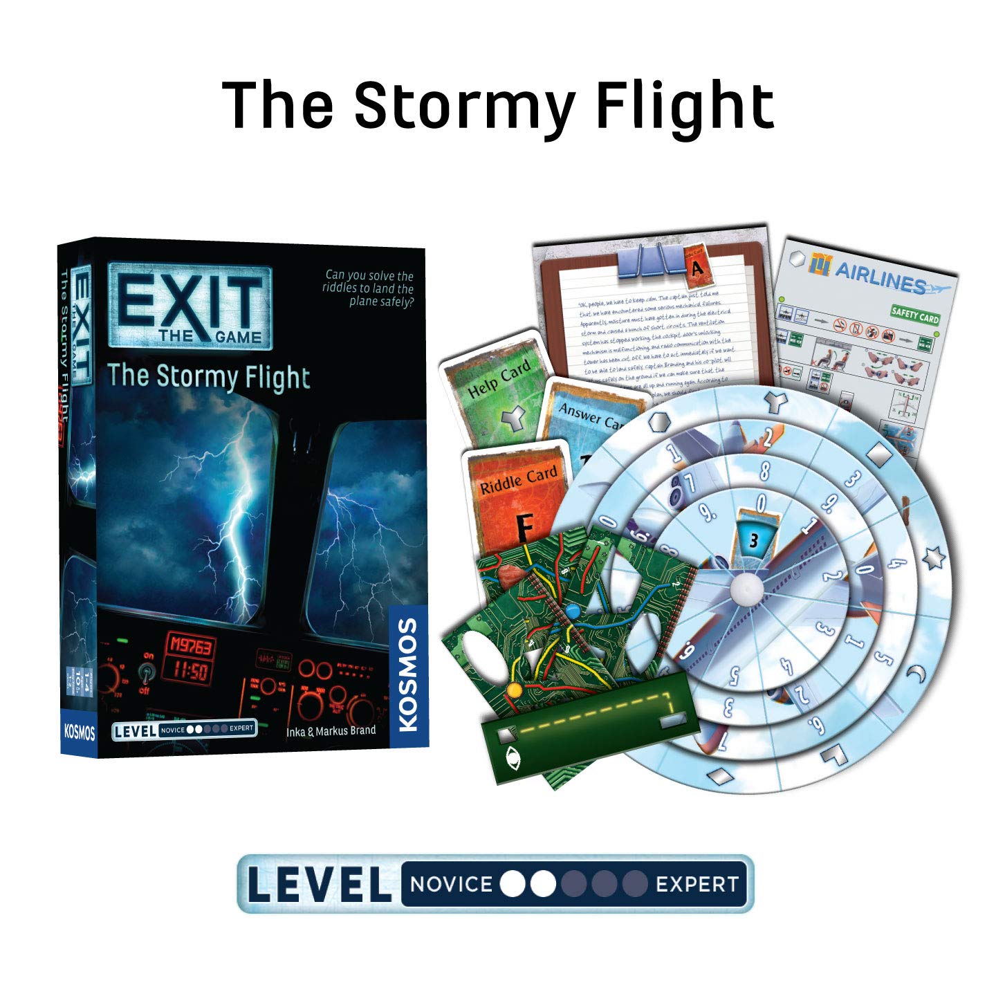 Exit: The Game 4-Pack Escape Room Bundle | Season 4 | Theft On The Mississippi | Stormy Flight | Cemetery Of The Knight | Enchan