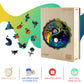 Kaayee Wooden Jigsaw Puzzles-Wooden Puzzle Adult Unique Shape Advanced Yinyang Wooden Jigsaw Puzzle For Adult, Family Puzzles 7.