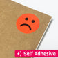 TownStix 600 Pack Happy/Sad Smile Face Behavior Stickers - Red/Green, Paper, Model 2
