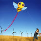 HENGDA KITE Bee Kite for Kids and Adults Cute Design High Definition Printing Easy to Carry and Assemble Kite for Beginners Suit