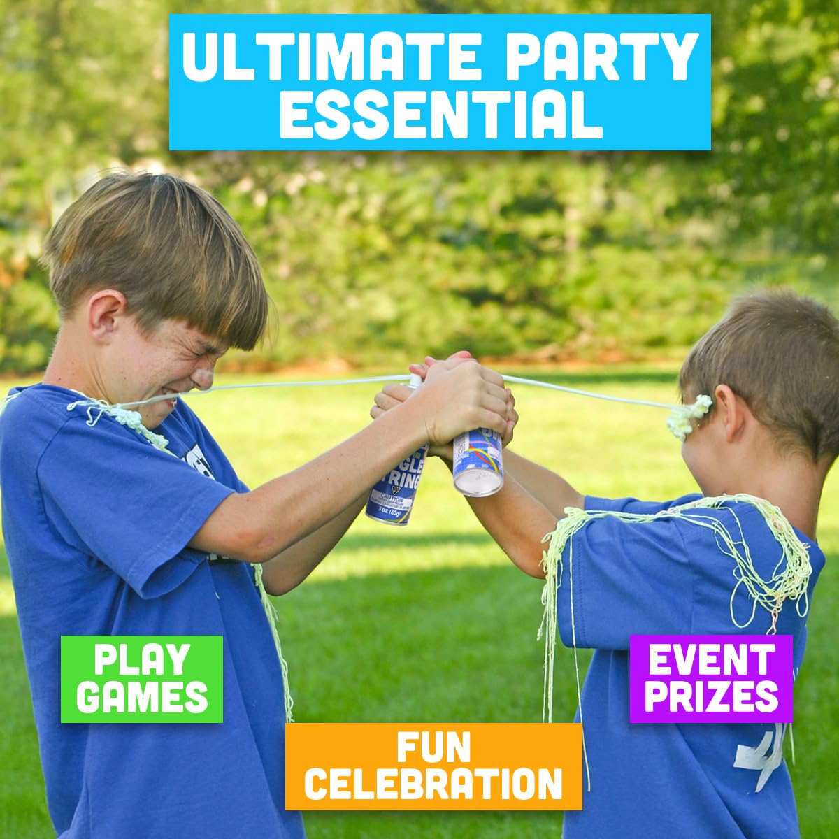 Sunny Days Entertainment Party Pack - 12 oz Stretchy Streamers, Non-Toxic, Multi-Color Celebration, Model 320292-AZSC
