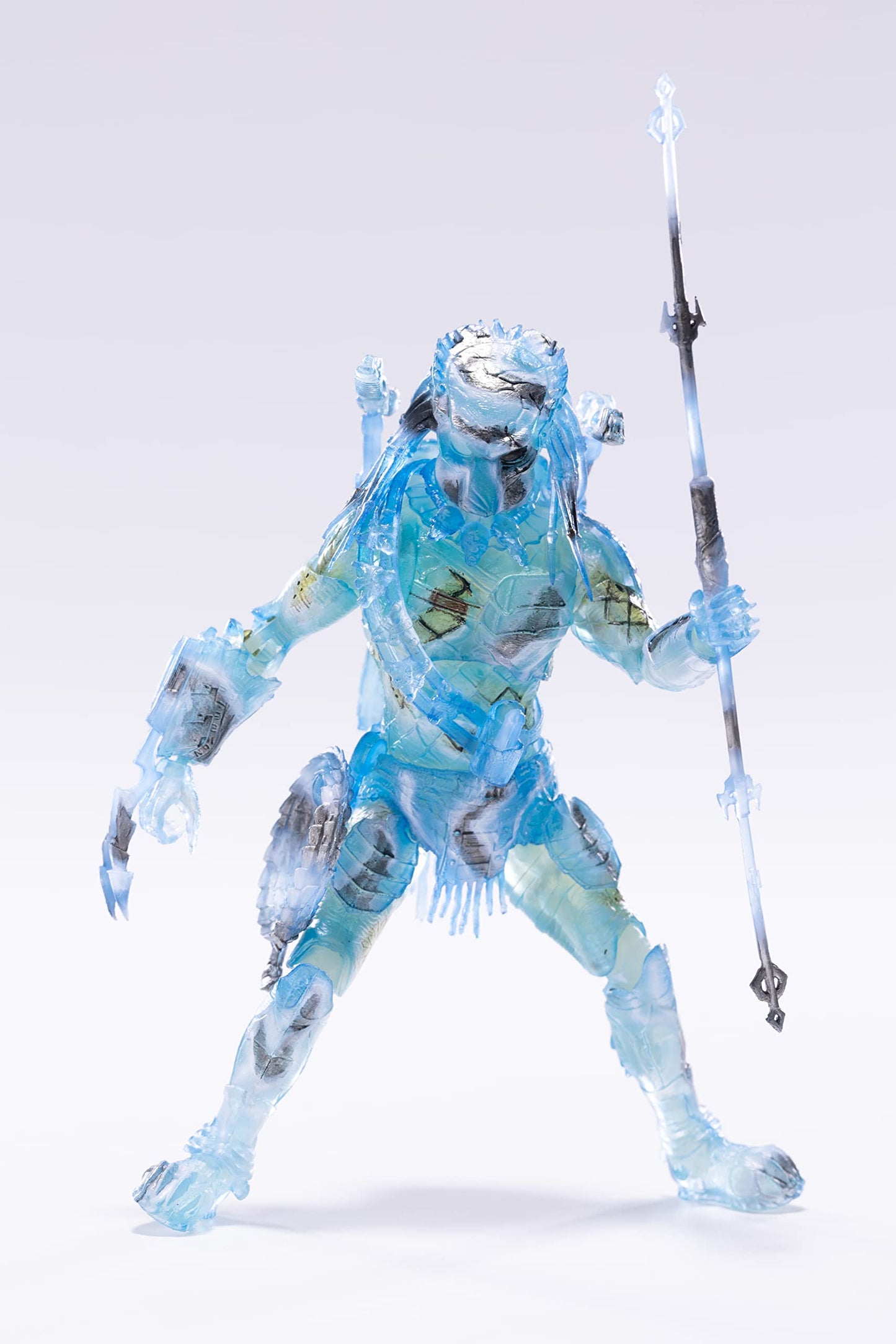 Hiya Toys Alien vs Predator Wolf Predator Figure 1:18 Scale, Multicolor, Model EMP0096, PVC Material