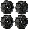 Powerhobby 1/8 Rooster 3.8 Belted Paddle Sand Snow Tires 17mm Wheels (4) FITS : 1/8 Monster Truck ARRMA KRATON/Outcast/NOTORIOU/