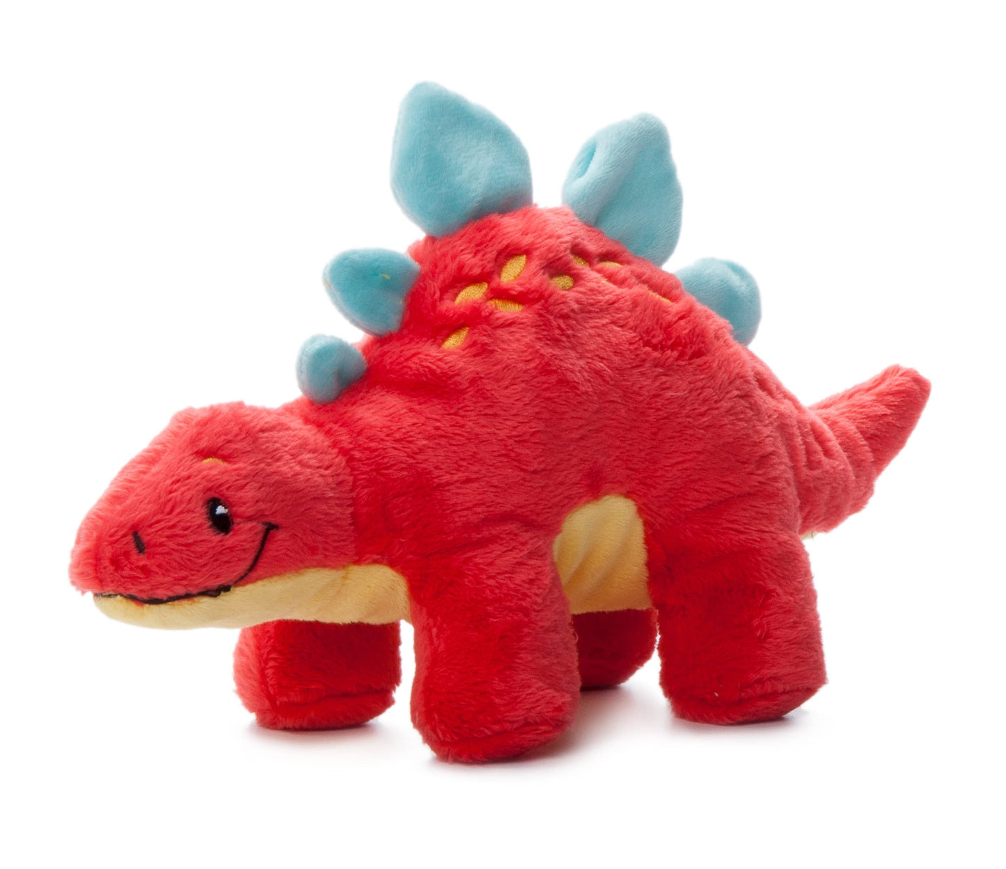 The Petting Zoo Baby Stegosaurus Plush Toy, Red Dinosaur Stuffed Animal, 11 in, Model 421443