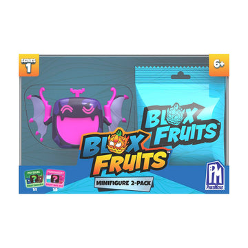 PhatMojo Blox Fruits Collectable Mini Figure 2PK - Multicolor, Plastic, Model BF3304