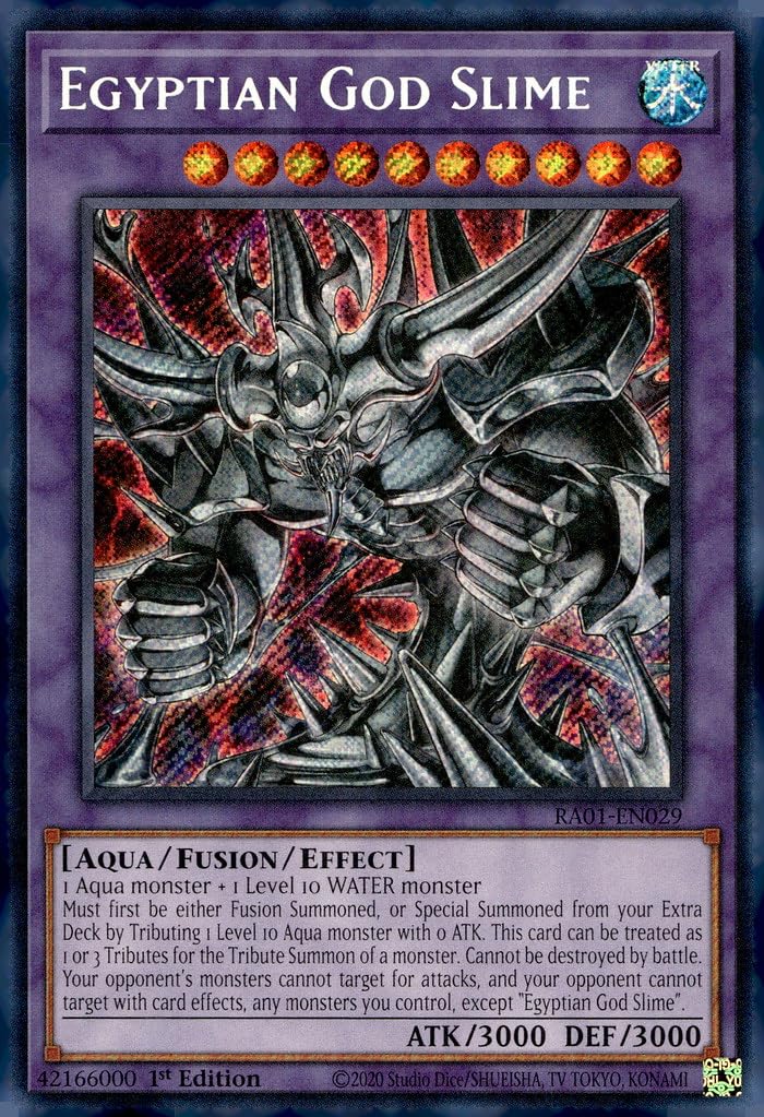 Egyptian God Slime (Secret Rare) - Ra01-En029 - Secret Rare - 1St Edition