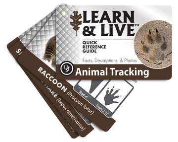 Ust Learn & Live Educational Card Set, Animal Tracking