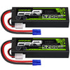 OVONIC Lipo Battery 5200mAh 50C 7.4V 2S RC Battery with EC3 Connector for RC Plane DJI Quadcopter RC Airplane RC Helicopter RC C